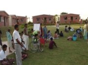 Playing games at Snehalaya helps bring the community together